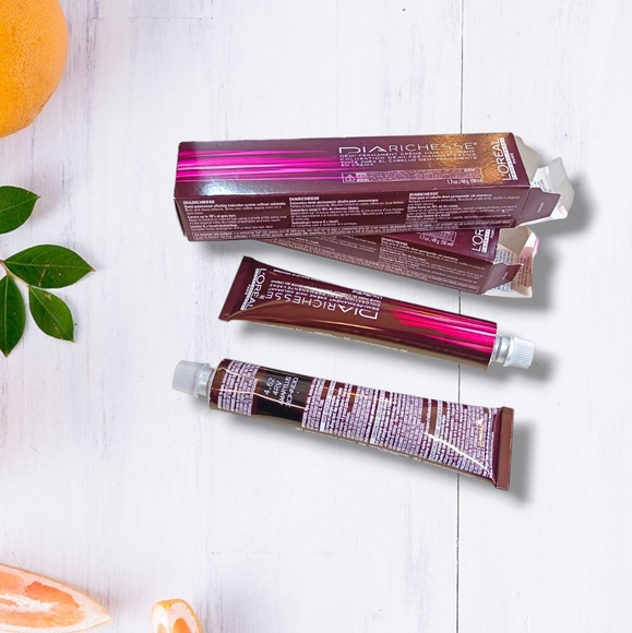 L'Oreal Professionnel DIARichesse 2 Tubes Ammonia-Free 4.62/4RV Amaryllis - Picture 9 of 16